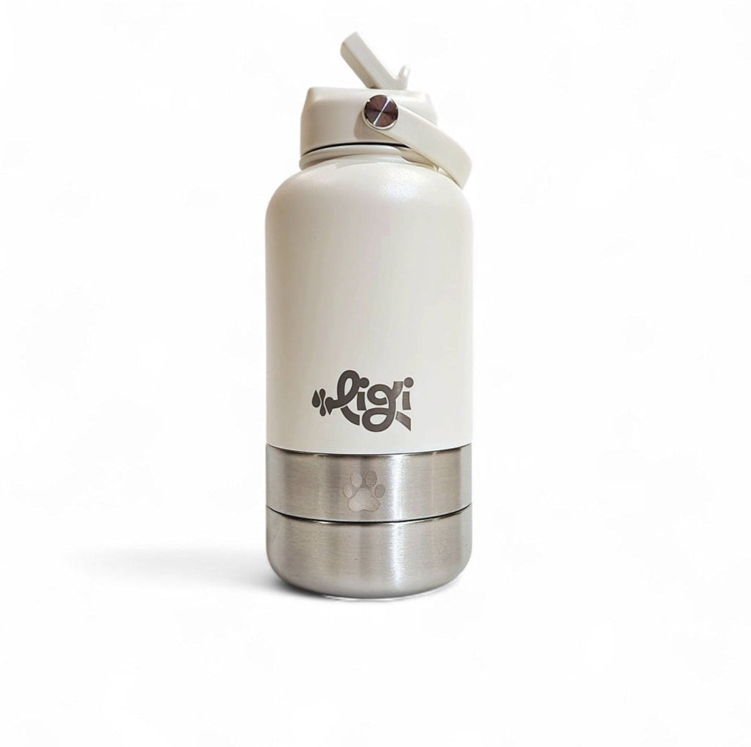 Dune White Portable Waterbottle